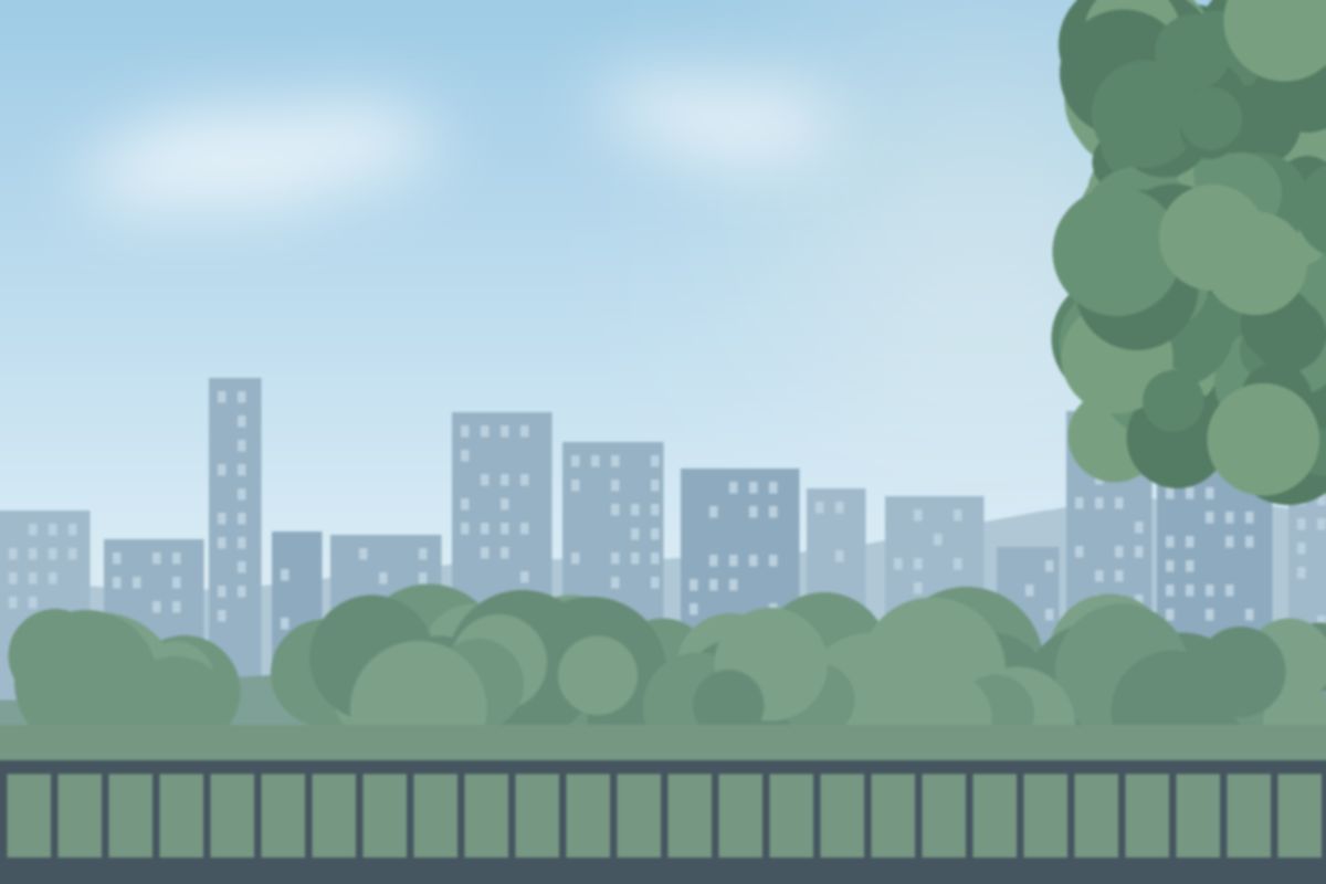 Illustration of the same window once clean